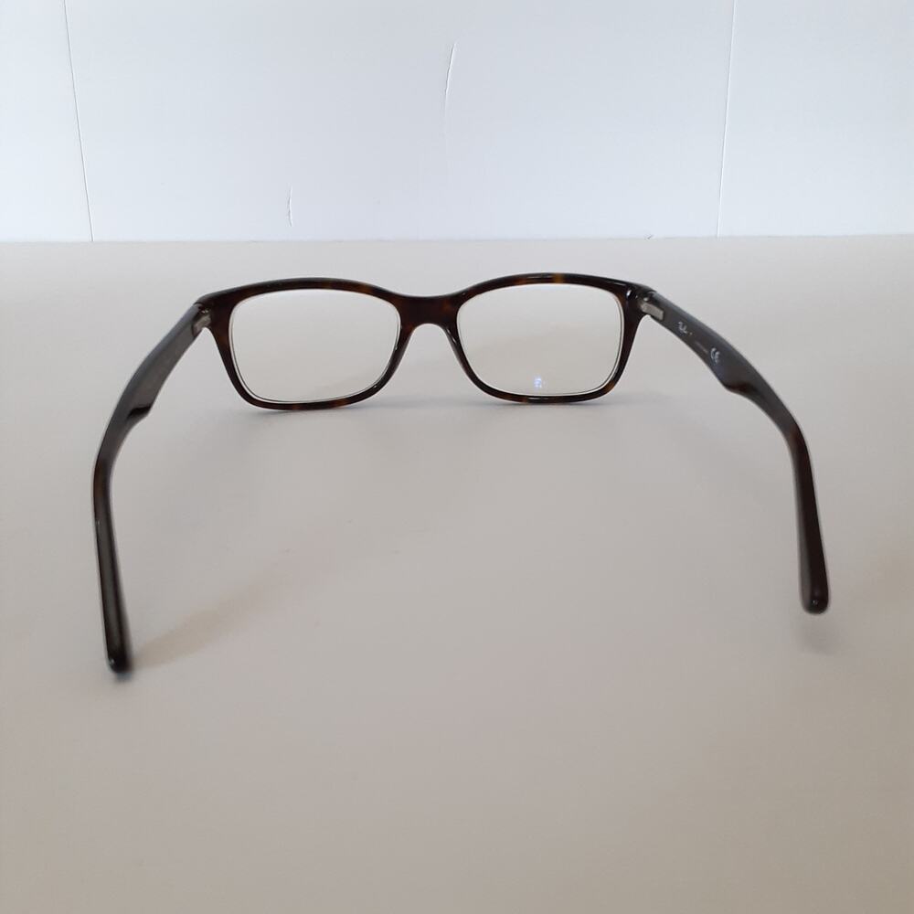 Ray Ban Tortoise Shell Eyeglasses RB 5228 Optics Rectangle Frames ONLY - Picture 5 of 16